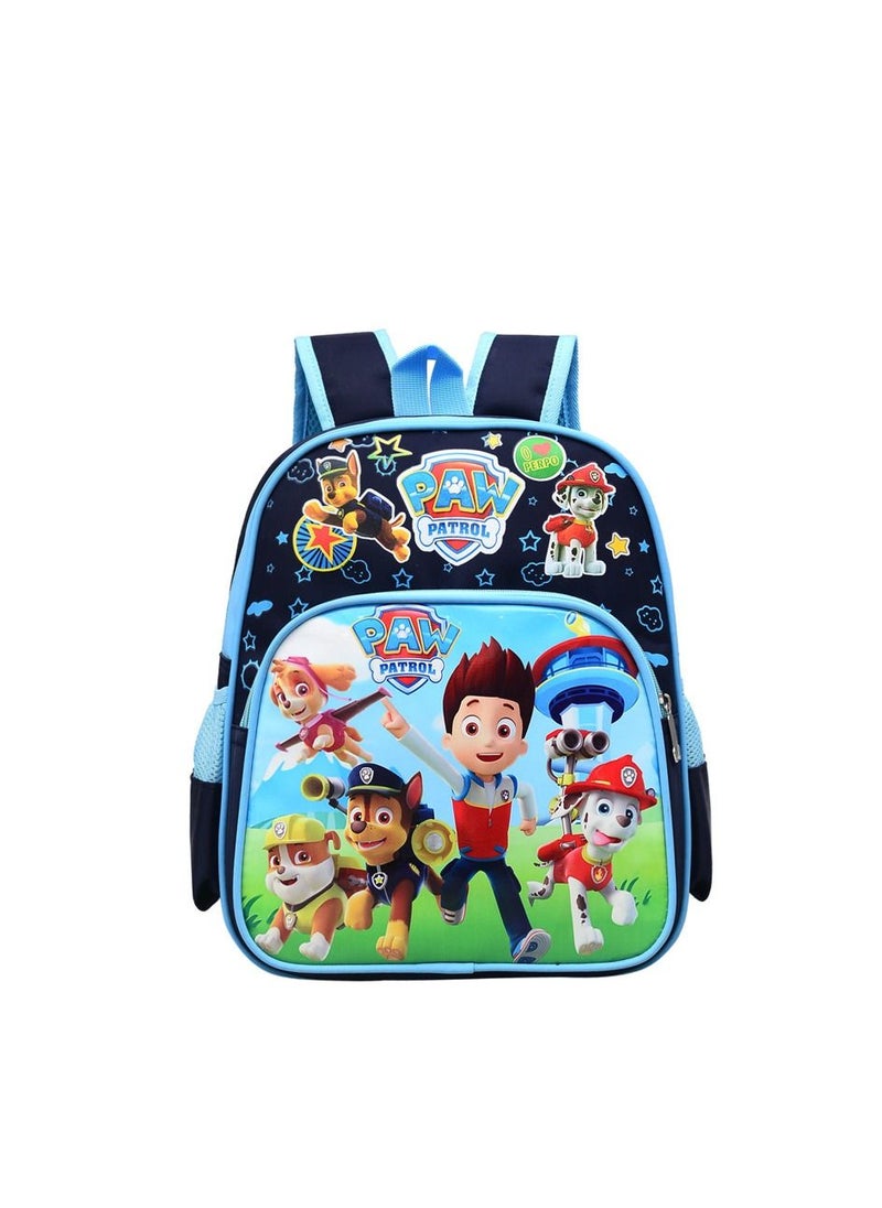 Y&D - Paw Patrol Kids Childrens Backpack School Rucksack Travel Bag Boys Girls With Side Mesh Pocket Girls（Dark Blue） - Image 1
