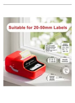 NIIMBOT B21 Bluetooth Inkless Label Printer - Red  - Image 3