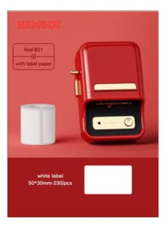 NIIMBOT B21 Bluetooth Inkless Label Printer - Red  - Image 1