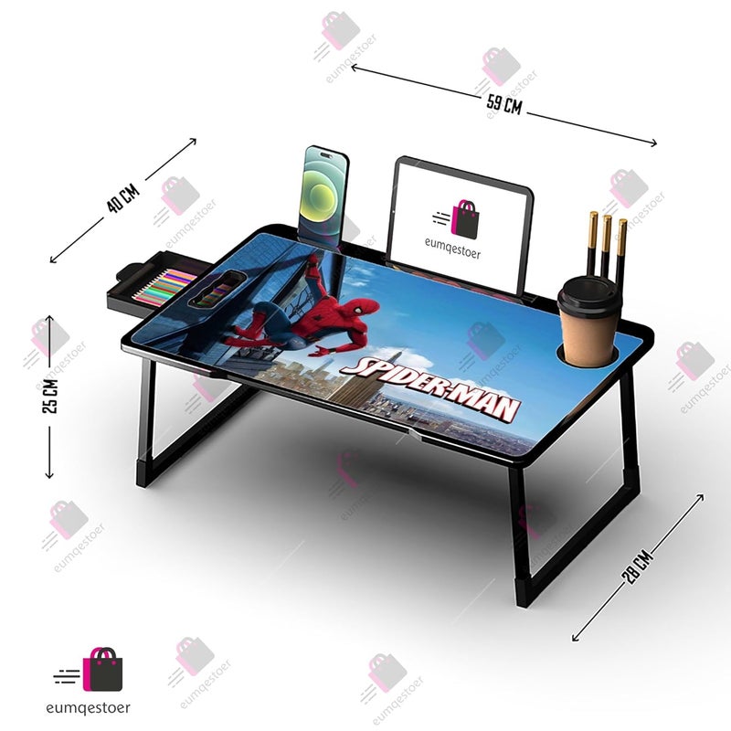 TER Office Table for HomeWriting Desk for OfficeFolding Table for SchoolFolding Study TableWork from HomeMultipurpose Table COTEED SPIDERMAN - Image 3