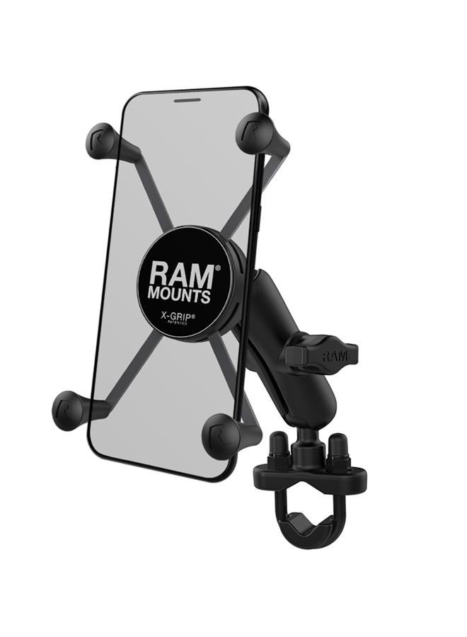 RAM Mounts RAM-B-149Z-UN7U X-Grip Phone Mount with Handlebar U-Bolt Base and Medium Arm for Motorcycle, ATV/UTV, Bike - Image 1