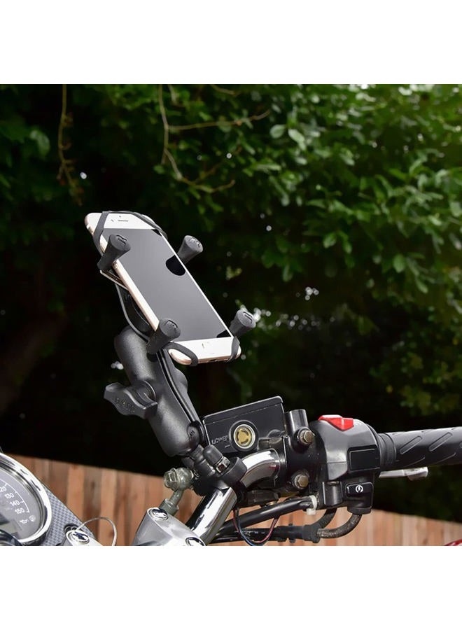 RAM Mounts RAM-B-149Z-UN7U X-Grip Phone Mount with Handlebar U-Bolt Base and Medium Arm for Motorcycle, ATV/UTV, Bike - Image 5