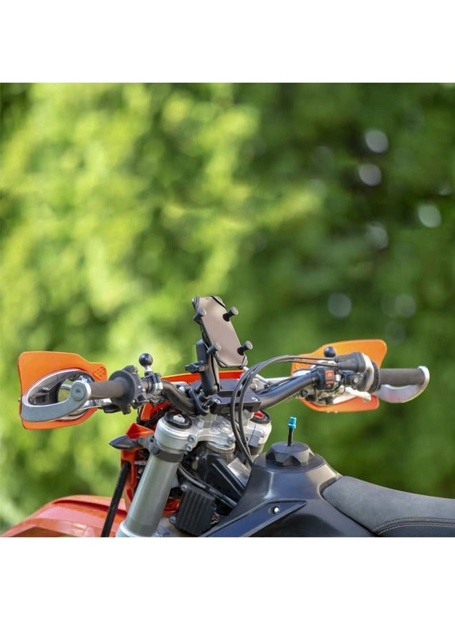 RAM Mounts RAM-B-149Z-UN7U X-Grip Phone Mount with Handlebar U-Bolt Base and Medium Arm for Motorcycle, ATV/UTV, Bike - Image 4