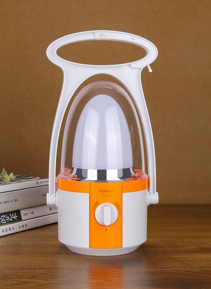 WEIDASI Rechargeable LED Camping Lantern Orange White  15W - Image 4