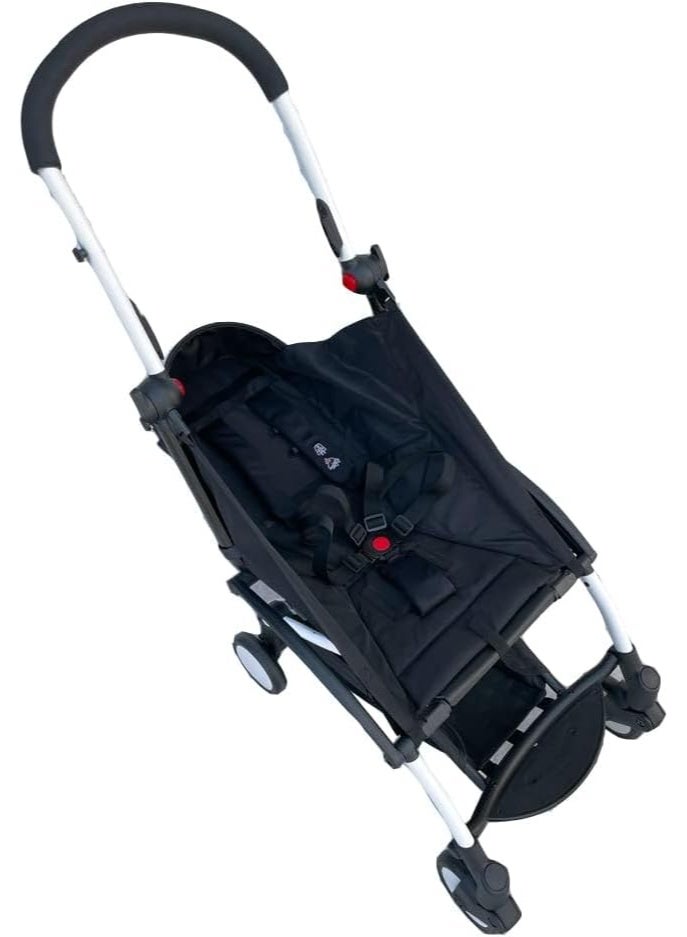 يويو وسادة مقعد بديلة لملحقات عربة الأطفال متوافقة مع Babyzen YOYO YOYO+ YOYO2 (أسود) - Image 3