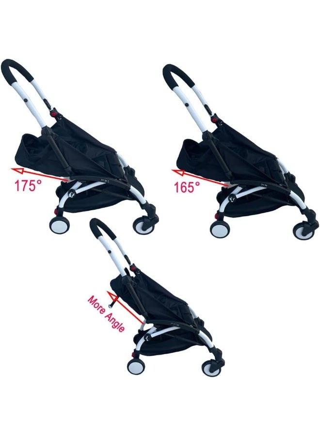 يويو وسادة مقعد بديلة لملحقات عربة الأطفال متوافقة مع Babyzen YOYO YOYO+ YOYO2 (أسود) - Image 5