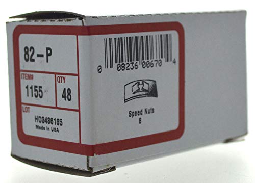 Hillman 1155 Flat Speed Nut 8 in 48Pack Gray - Image 3