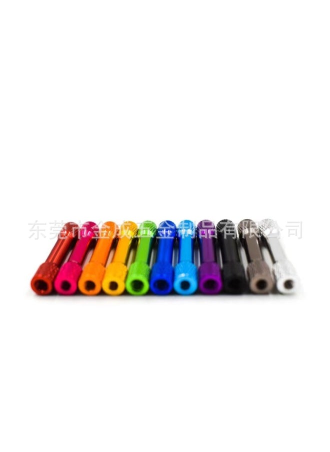 null - Double-headed Mesh Flower Aluminum Column I-shaped Connection Column Aluminum Column M3 Internal Teeth UAV Crossing Aircraft Model Aircraft Accessories In Stock-Color:Black M3 * 32mm Long - Image 1