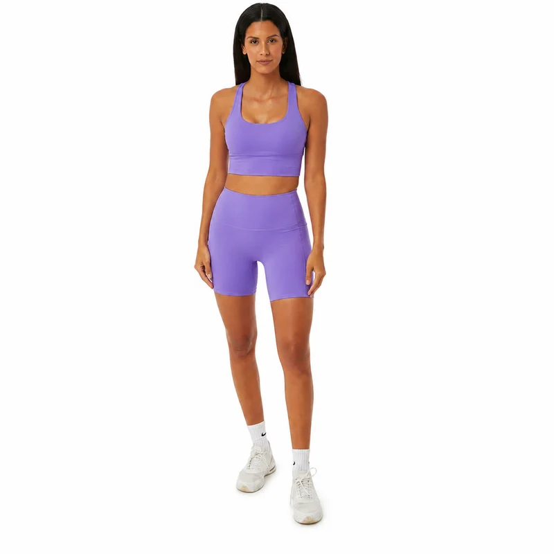 Mohuki Lavender Mohuki Olivia Side Pocket Shorts - Lavender for Women | Best Price UAE