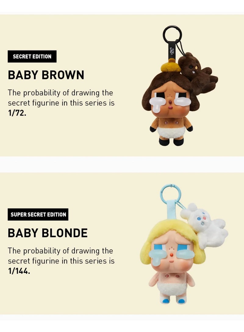 CRY BABY Doll pendant  1 piece of CRY BABY tears vinyl face plush doll classic series bag pendant accessories(High quality version) - Image 4