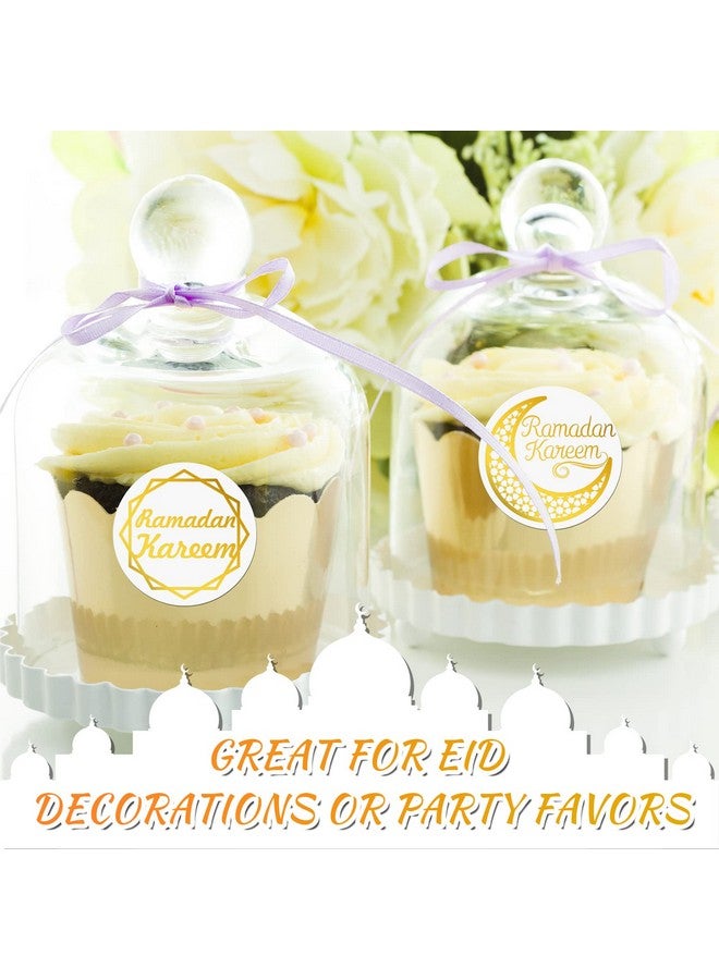 Nezyo 600 Pieces Ramadan Stickers Eid Mubarak Stickers Ramadan Kareem Stickers Ramadan Kareem Labels For Eid Party Decorations Ramadan Party Supplies - Image 5