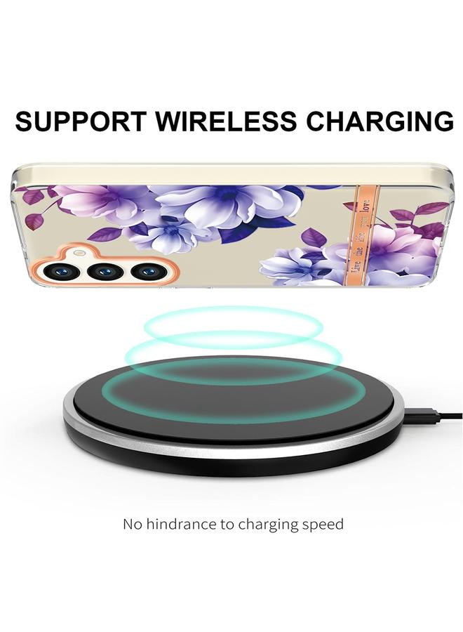 اس-توب جراب لهاتف Samsung Galaxy S24+ 5G من سلسلة الزهور والنباتات، جراب هاتف IMD TPU - Image 3