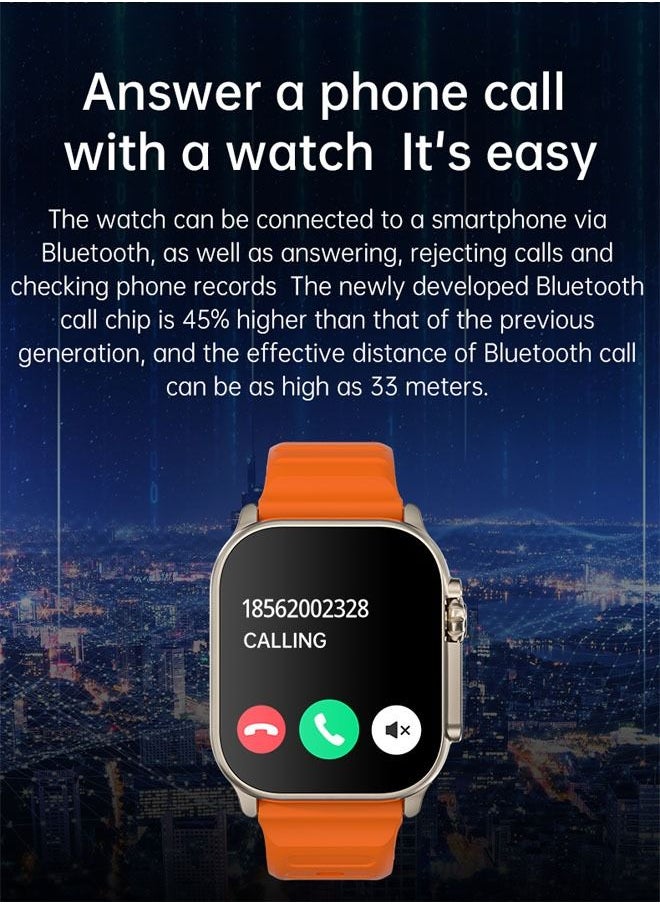 i33 Smart Watch Full Screen Compatible With Android And IOS Bluetooth Call IP68 Waterproof For Apple