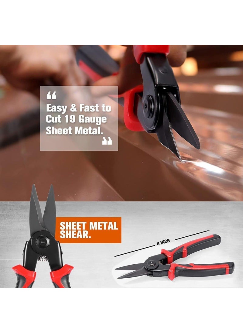 VAEGI VAEGI 5In1 Multifunctional Wire Stripper Combination Interchangeable Pliers Kit Wire Stripper Wire Crimping Tool Linesman Pliers Cable Cutter Electricians Scissor with Storage Case  - Image 3