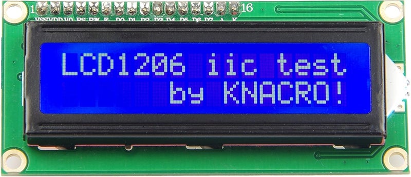 KNACRO IIC/I2C/TWI 1602 Serial Blue Backlight LCD Module Arduino UNO R3 MEGA2560 16 X 2, 1602 Blue - Image 1
