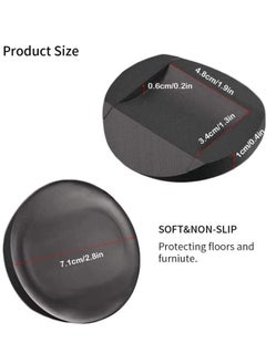Generic Universal Furniture Castor Cups, 4 Pcs Wheel Stoppers for All Floor Types, Ideal for Sofas, Beds and Office Chairs  - Image 4