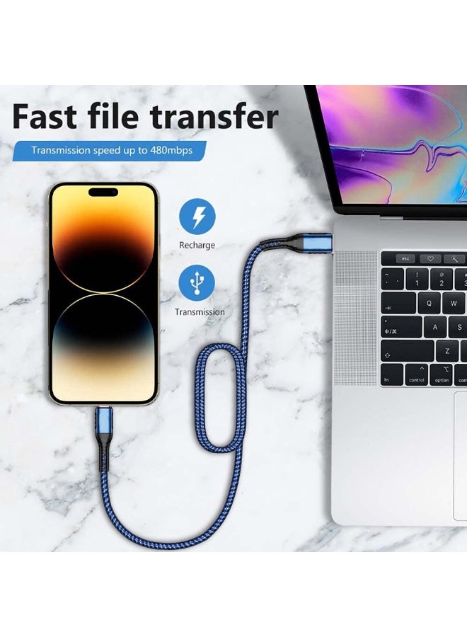 G-TiDe Type-C to Type-C Cable 3A 60W Fast Charging, Extreme Braided Type-C to Type-C Data Cable, Durable Flexible Design, Supports Sync & Charge for Smartphones, Tablets, Laptops, MacBook, iPhone 15, iPad & More - EXC58 - Image 5