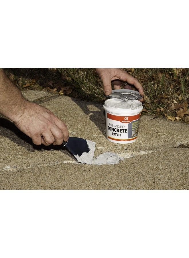 Red Devil 0645 Concrete Repair Patch, Cement Crack Filler, 5.5 Oz Squeeze Tube, Pre-Mixed, Pack of 1, Gray, Made in USA - Image 3