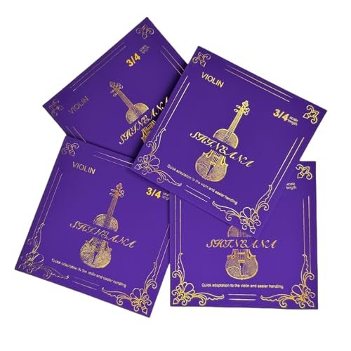 YWYLL Violin Strings 4/4 Full Set, 4/4 Violin Strings Replacement,Long-Lasting Durability & Rich Tone - Handcrafted with Premium Materials- For All Levels (3/4 Scale) - Image 3