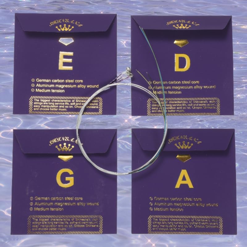 YWYLL Violin Strings 4/4 Full Set, 4/4 Violin Strings Replacement,Long-Lasting Durability & Rich Tone - Handcrafted with Premium Materials- For All Levels (3/4 Scale) - Image 5