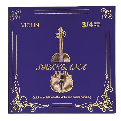 YWYLL Violin Strings 4/4 Full Set, 4/4 Violin Strings Replacement,Long-Lasting Durability & Rich Tone - Handcrafted with Premium Materials- For All Levels (3/4 Scale) - Image 2