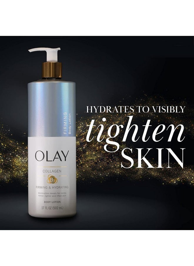 Olay Olay Firming & Hydrating Body Lotion with Collagen, 17 fl oz Pump, (Pack of 4)  - Image 2