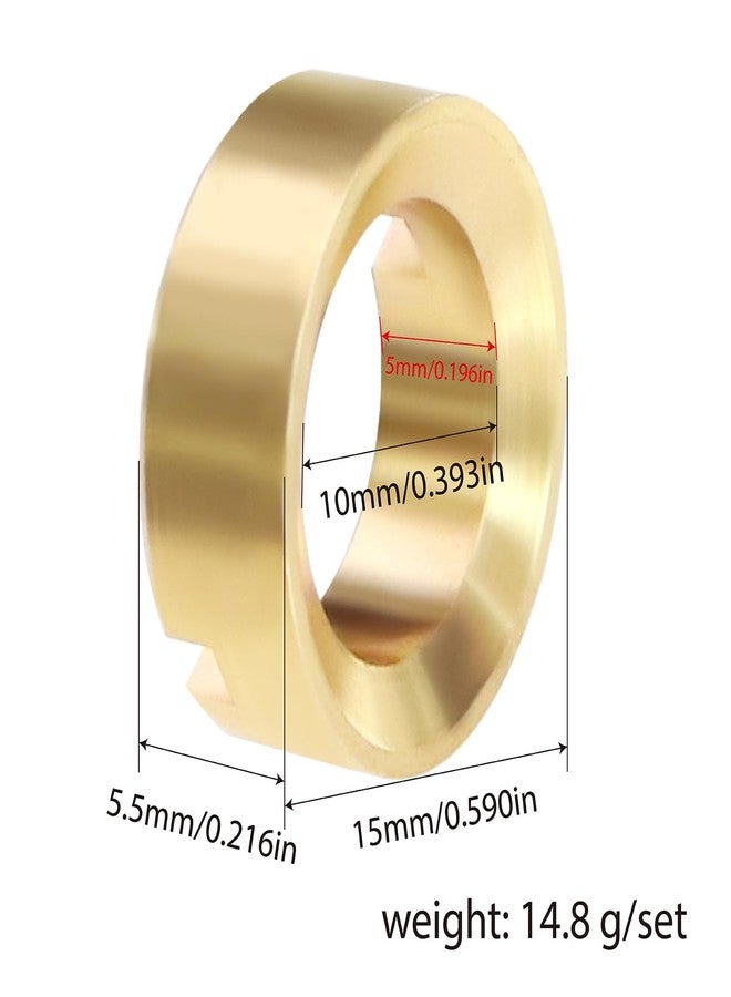 FACCNOY 4PCS Brass Wheel 3.7g Weights for AXIAL 1/30 SCX30 Ford Bronco Jeep Wrangler JLU 4X4 RTR Rock Crawler AXI-2048 AXI-2261 - Image 4