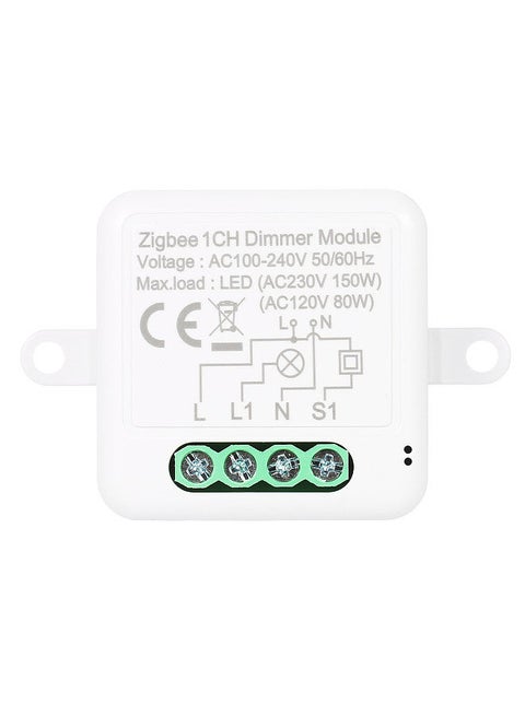 Zigbee Dimmer Switch Module App Remote Control Curtain Switch Works with Alexa  Home 1 Gang Switch