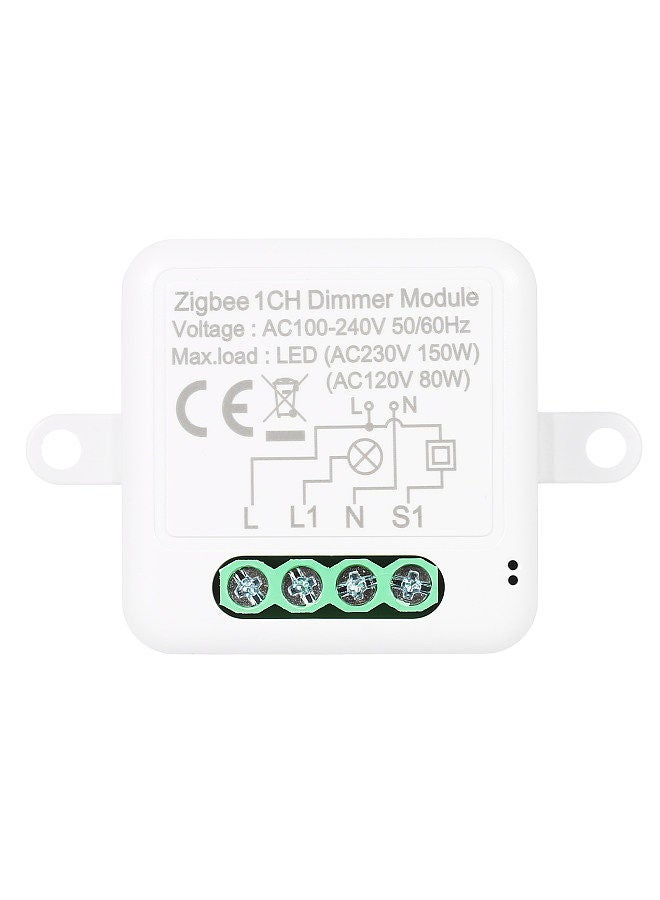 Zigbee Dimmer Switch Module App Remote Control Curtain Switch Works with Alexa  Home 1 Gang Switch