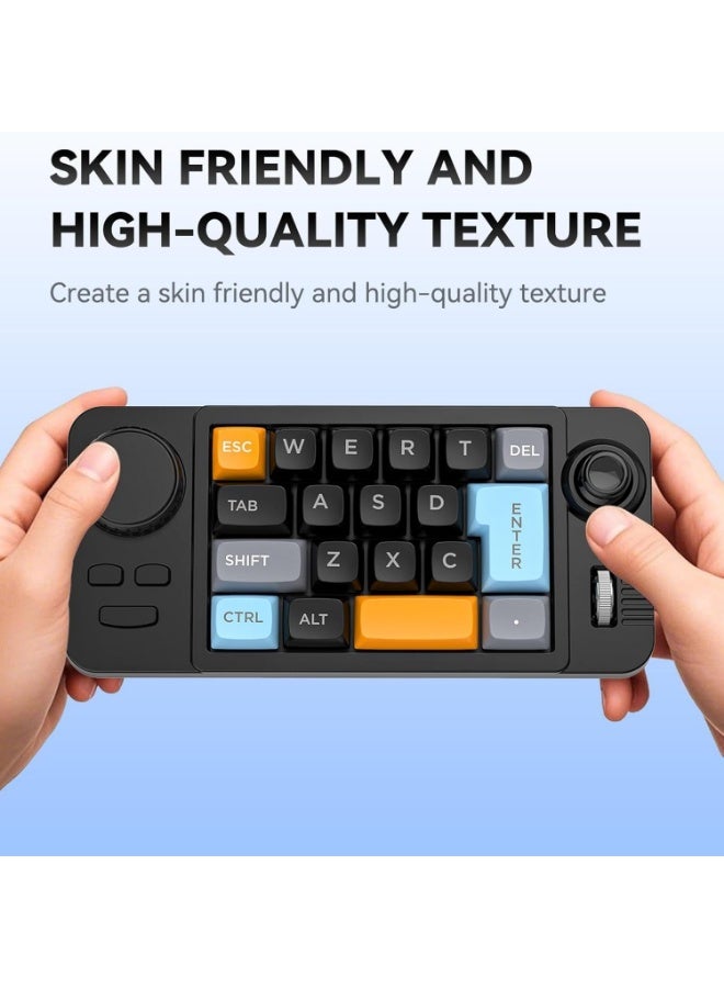 كيبورد ميكانيكي ماكرو بيد واحدة من ليكيفي، 19 مفتاح قابل للبرمجة، اضاءة خلفية LED RGB، بكرة مقبض سلكي USB، مفاتيح تبديل سريع، مفتاح كامل بدون تعارض للالعاب والعمل على الكمبيوتر او اس اكس - Image 2