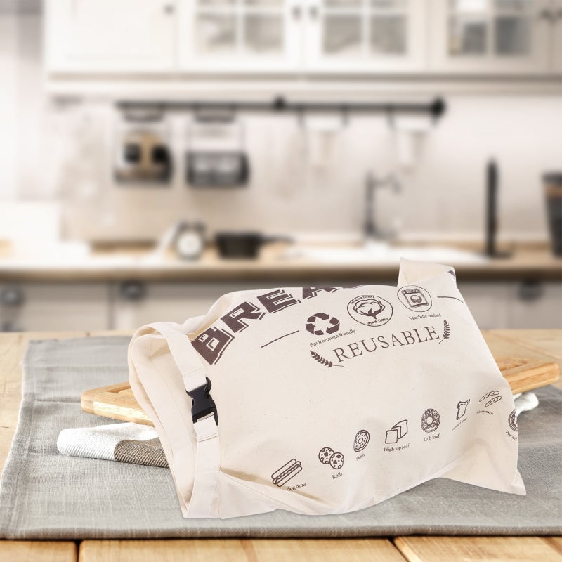 Bread Bag With Release Buckle Bread Storage Bags Food Storage Pouch Bread Container - Image 4