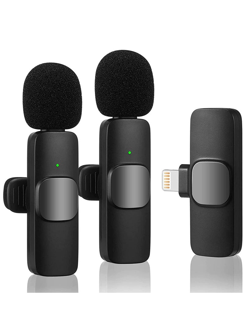 Wireless Lavalier Microphone for Recording/YouTube Facebook Live Stream/Tiktok for Andriod Phones/Tablet/Computer - Image 1