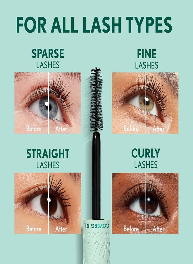 Covergirl Lash Blast Cleantopia Mascara, Volumizing, Smudge-Proof, Vegan Formula, Brown 815, 1 Count - Image 4