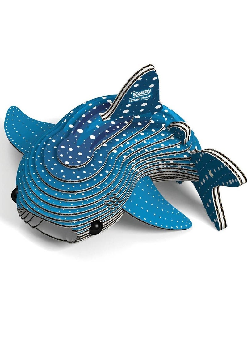 EUGY - EUGY 3D Whale Shark Puzzle | Eco-Friendly 3D Animal Puzzle for Kids and Adults | Easy Assembly | Ages 6+ - Image 1