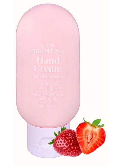 كريم لليدين بالفراولة والفانيليا