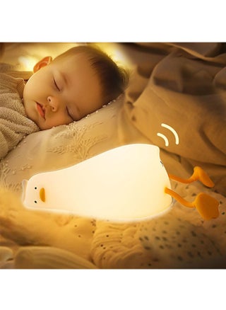 Night Light for Kids Rechargeable Lying Flat Duck Silicone Night Light, Dimmable Kawaii Nursery Night Lamp for Breastfeeding, Room Decor, Birthday - pzsku/Z551C767DDE42CE485C50Z/45/1746223771/81a3ad82-78db-4c72-b5ab-98f8d1f549c4
