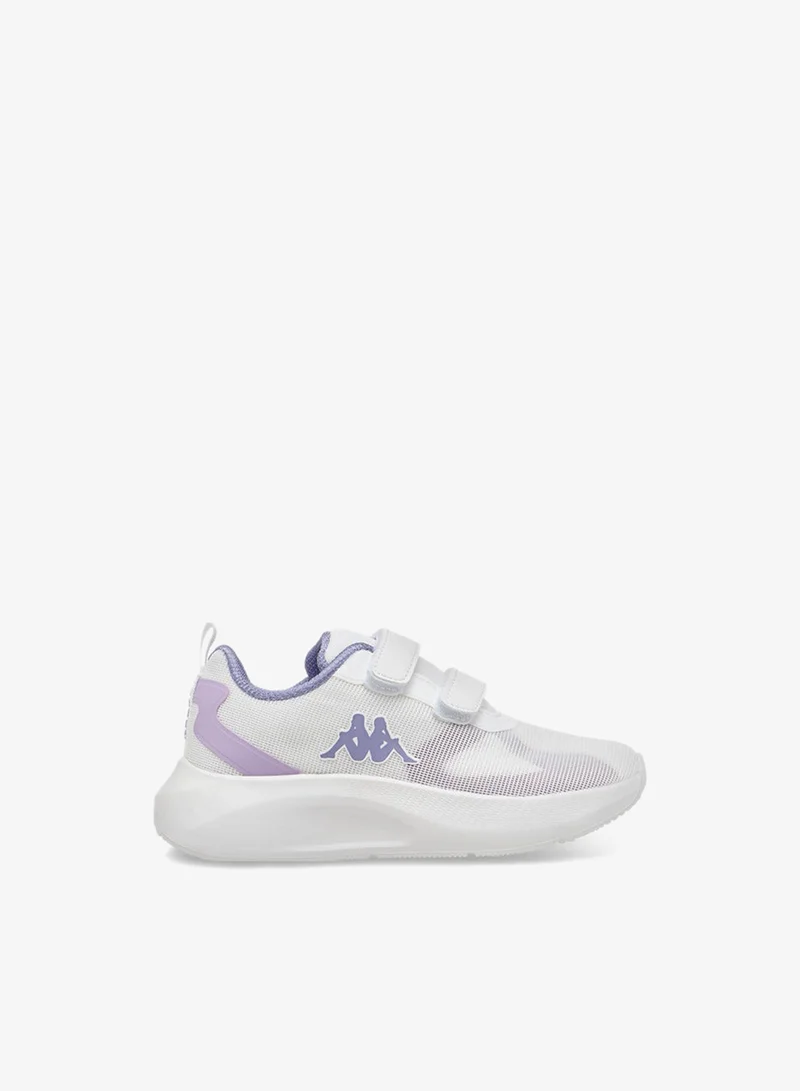 Kappa Girls' Logo Applique Sports Shoes with Hook and Loop Closure
