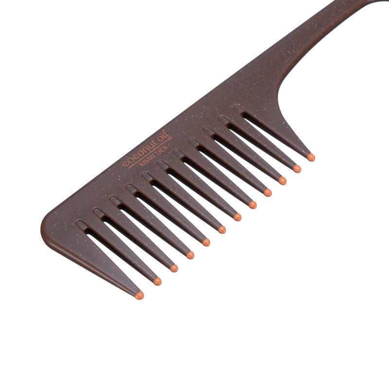 KISMETICS - Coconut Oil Infused, Scented Shower Comb, Wide Tooth Comb for Detangling Wet or Dry hair. For All Hair Type - Image 4