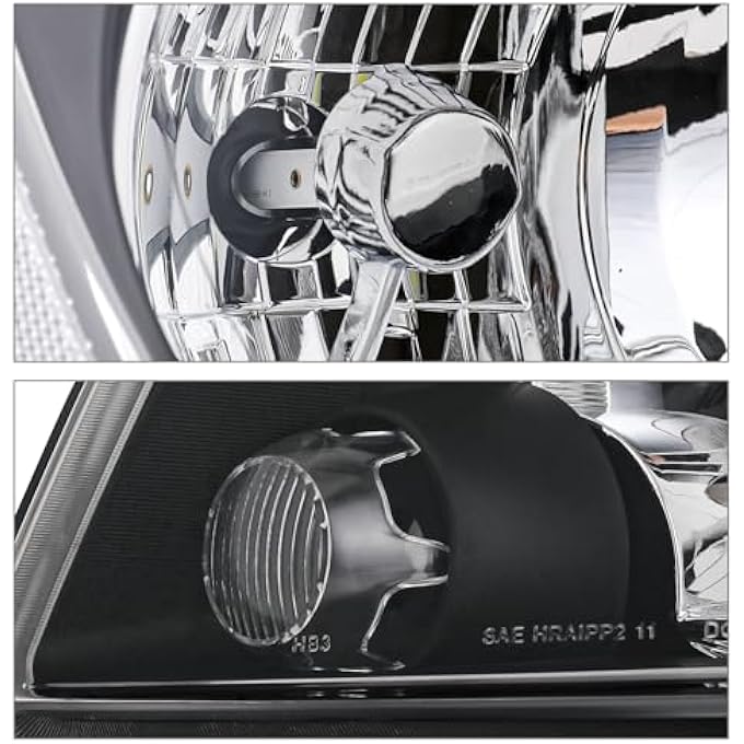 M-AUTO LeftRight Headlight Lamp Assembly W 4 PreAssembled 6000K Led Bulbs Replacement For 2011 2012 2013 Jeep Grand Cherokee  Black Housing Clear Lens Clear Corner - Image 5