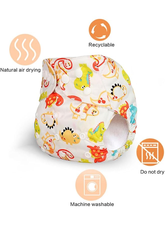 جيه زد اس حفاضات سباحة للأطفال قابلة لإعادة الاستخدام، مقاس واحد يناسب الأطفال من عمر 0 إلى 8 أشهر، قابلة لإعادة الاستخدام وقابلة للتعديل وقابلة للغسل، هدايا للأطفال ودروس سباحة - Image 4