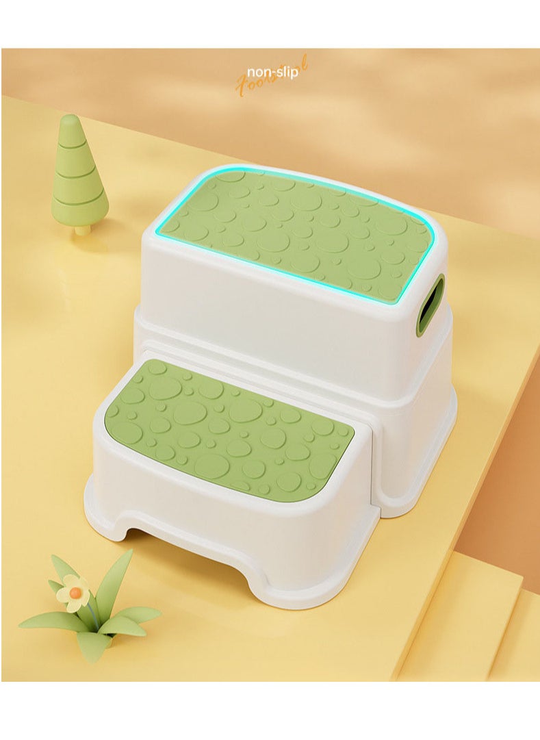 Footstool, Anti-Slip Heightening, Multi-functional Washing Steps, Storage, Stepping on Footstool, Toilet Pedal