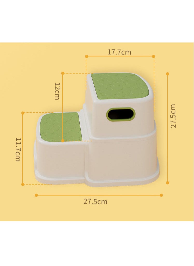 Footstool, Anti-Slip Heightening, Multi-functional Washing Steps, Storage, Stepping on Footstool, Toilet Pedal