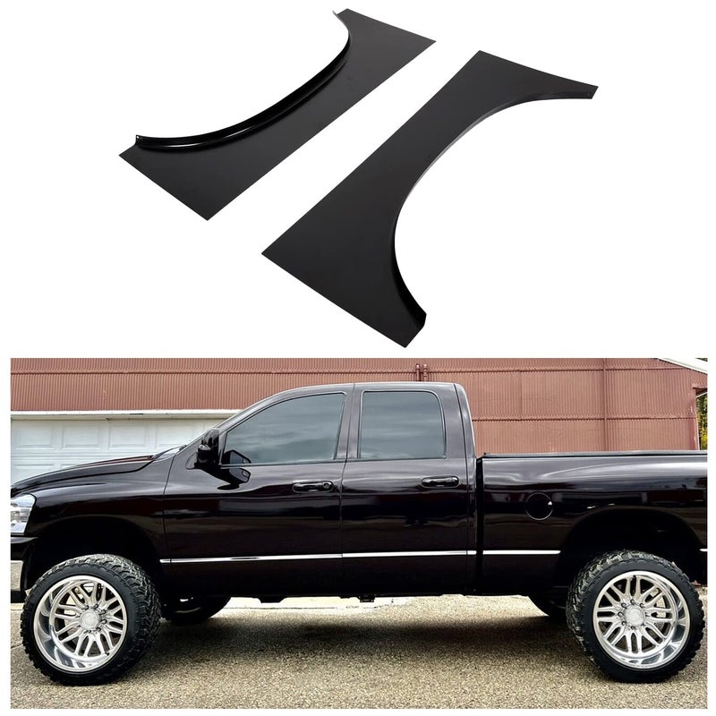 ECOTRIC Rear Bed Wheel Arch Repair Panel Compatible with 20022008 Dodge Ram 1500 20032009 Dodge Ram 2500 3500 Replace for GNT56214714 Upper Wheel Quarter Patch Panel Driver Passenger Side