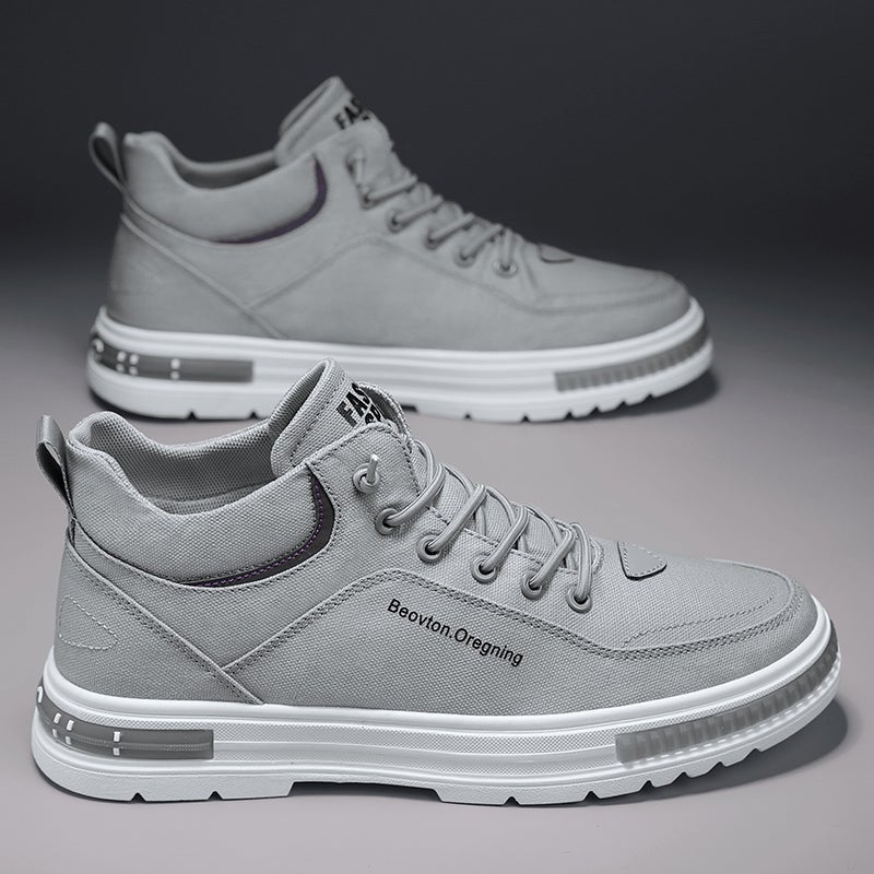 Canvas Men'S Shoes Summer Casual Black Sneakers Slip-On Cloth Shoes Work Safety Trendy Shoes - Image 4