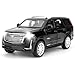 LOVEPOSELY 132 Scale Car Model Compatible for Collectible Escalade SUV Diecast Toy Vehicle Zinc Alloy Pull Back Toy Car with Sound and Light for Adult Boys Girls 3 4 5 6 7 8 Black - Image 3