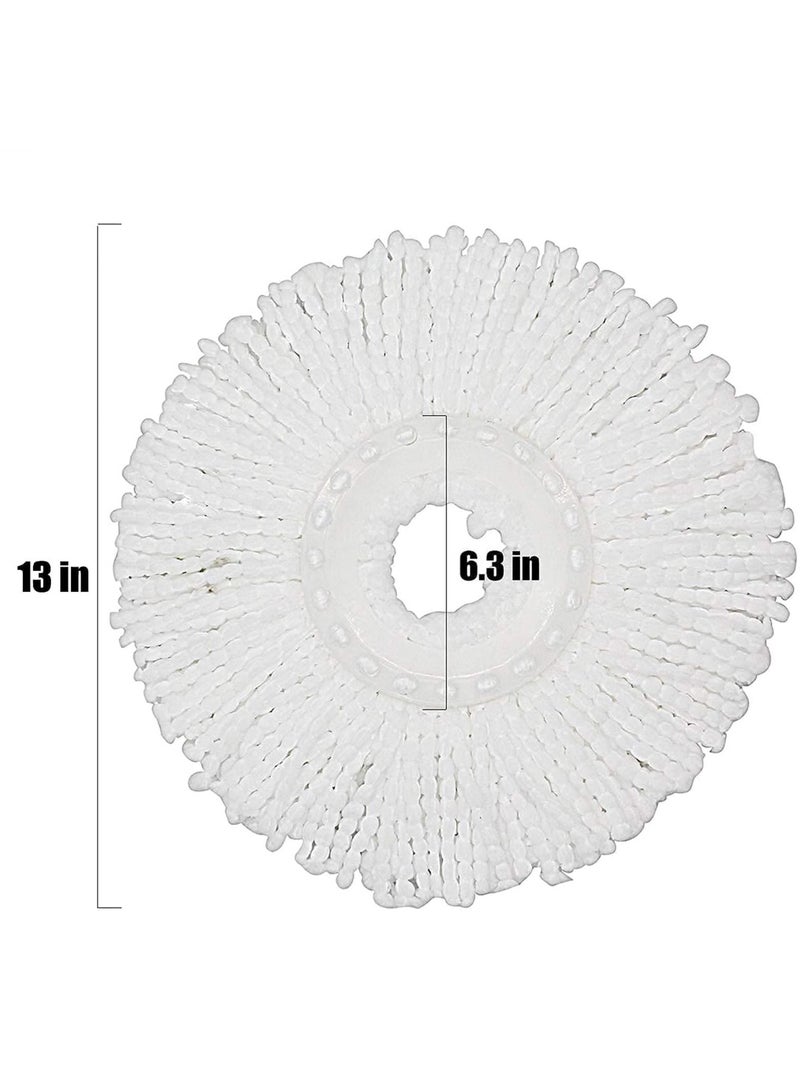 KASTWAVE 5 Pack Mop Replacement Heads Compatible with Spin Mop, Microfiber Spin Mop Refills, Easy Cleaning Mop Head Replacement - Image 2