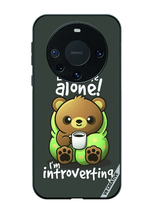 VR CREATIVE Protective Case Cover For Huawei Mate 60 Leave Me Alone Design Multicolour - Image 1