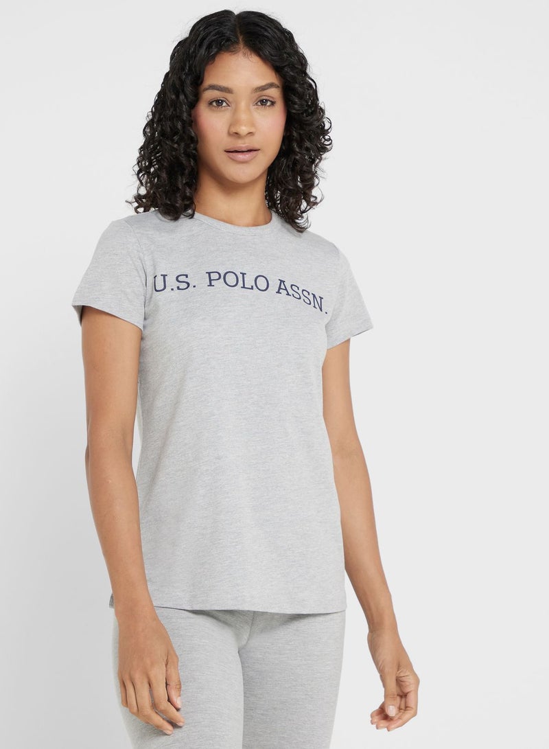 U.S. Polo Assn. Crew Neck Logo T-Shirt - Image 1