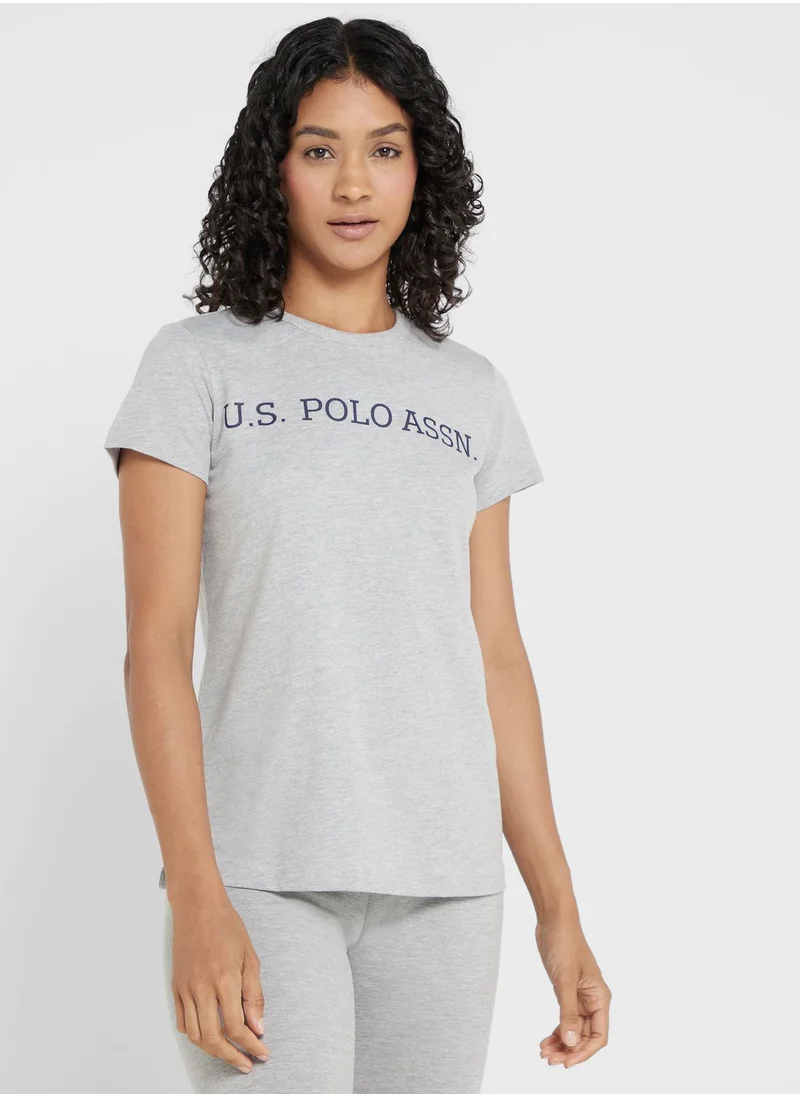 U.S. Polo Assn. Crew Neck Logo T-Shirt