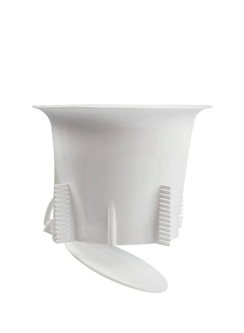 jumbo Compatible Toilet Stopper Cover for Bathroom White